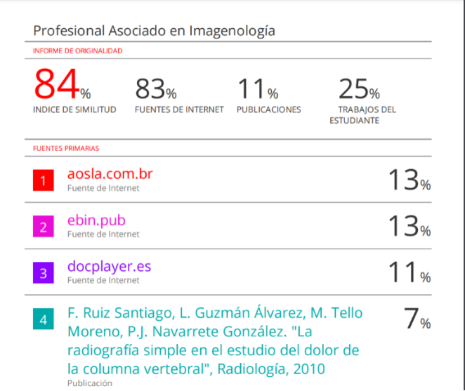 Porcentaje Similitud